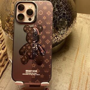Robot Bear Brown Phone Case